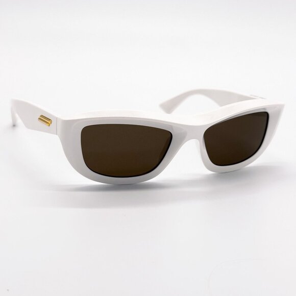 NEW BOTTEGA VENETA SUNGLASSES BV1326S 004 IVORY WOMEN EYEWEAR main image 9